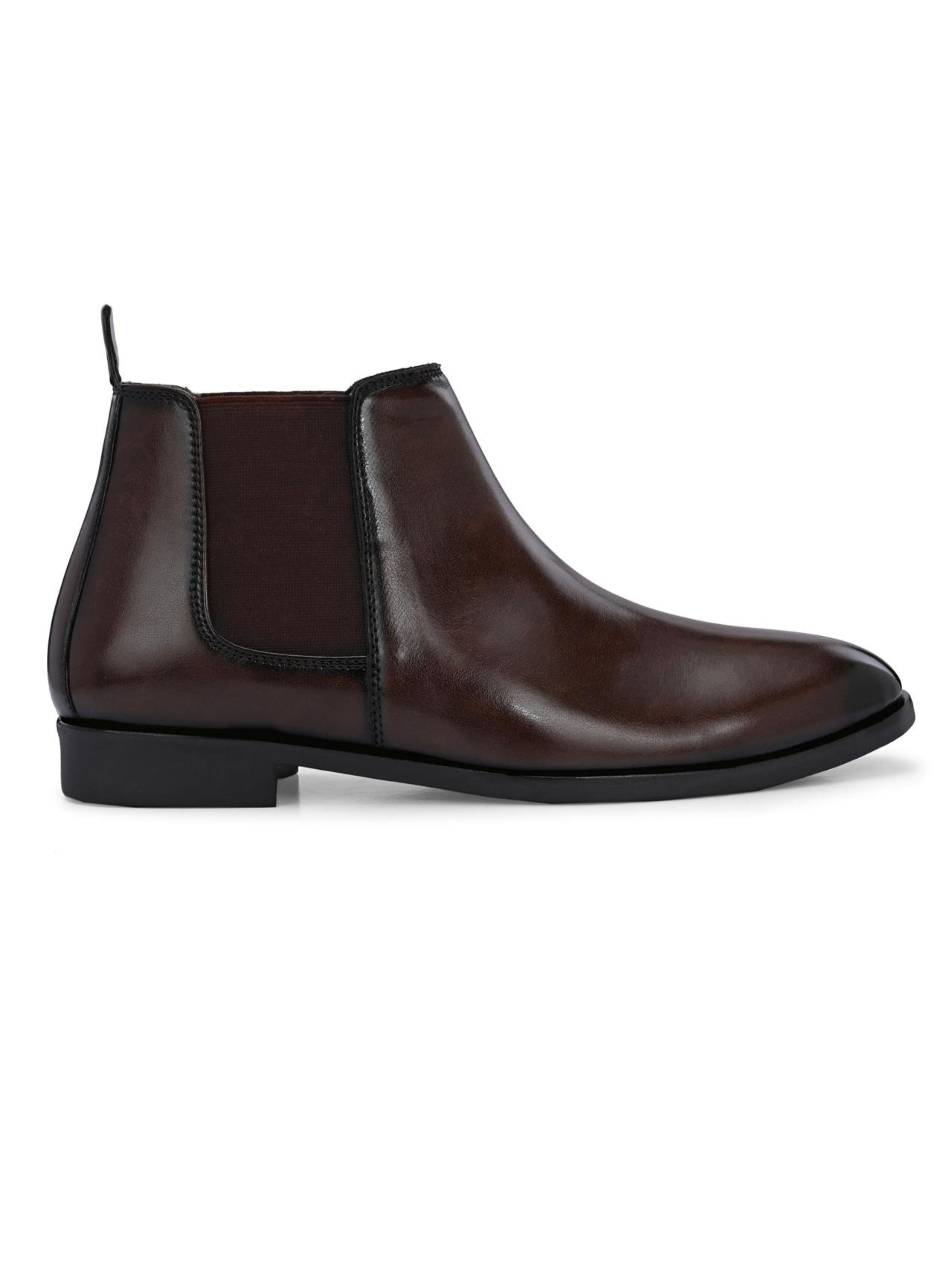 Qismat Men's Brown Chelsea Boots