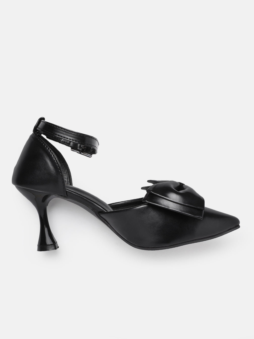 Butterfly Bow Heels in Black & White