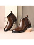 Qismat Men's Brown Chelsea Boots