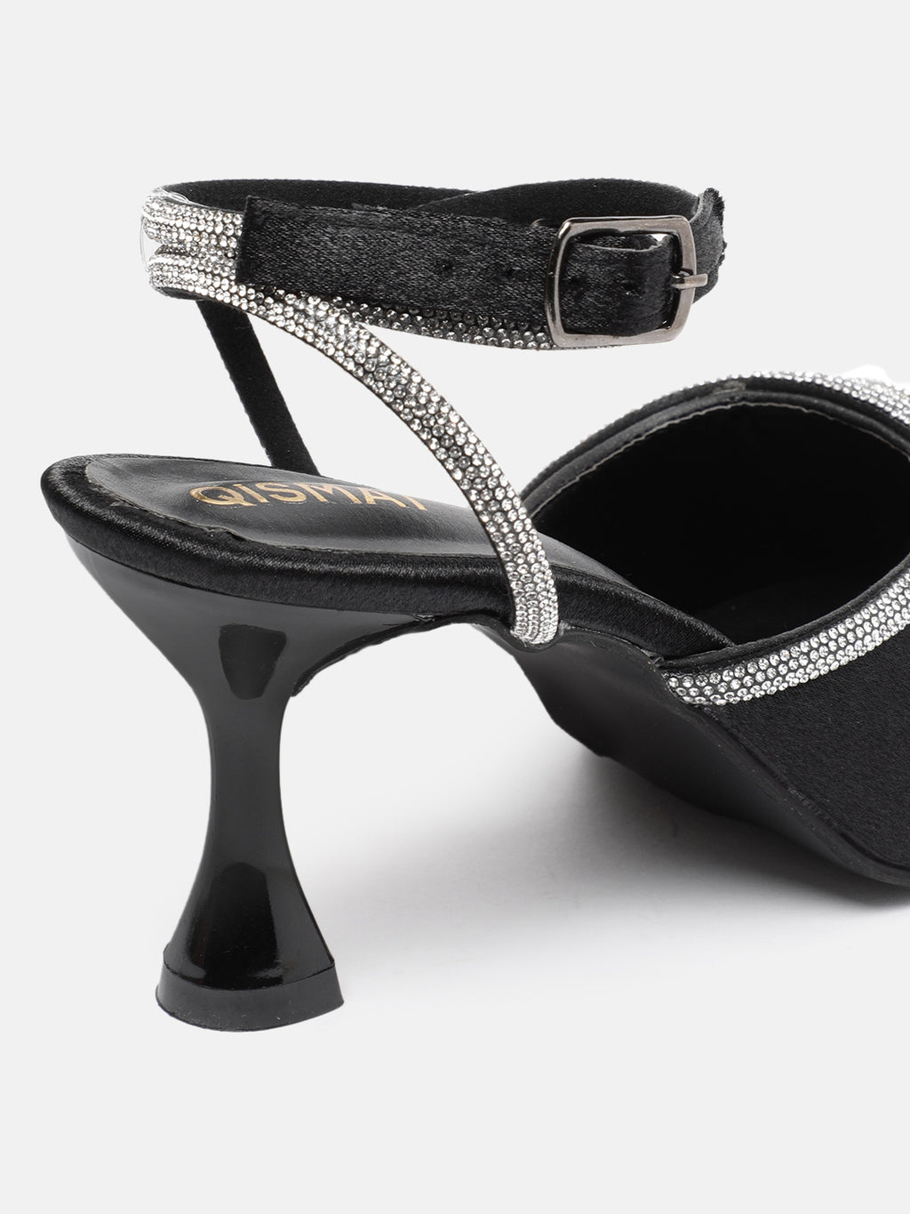 Premium Luxury Black Beauty Lace-UP Stiletto Heels