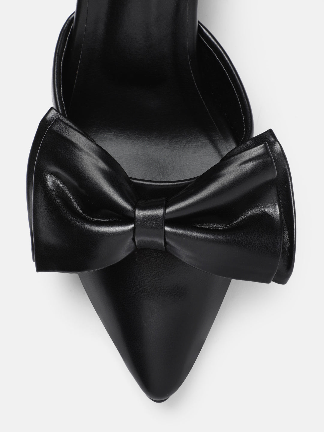 Butterfly Bow Heels in Black & White