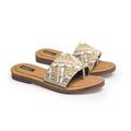 Handstiched Sliders with Anti-Slip TPR Soul With Pearls