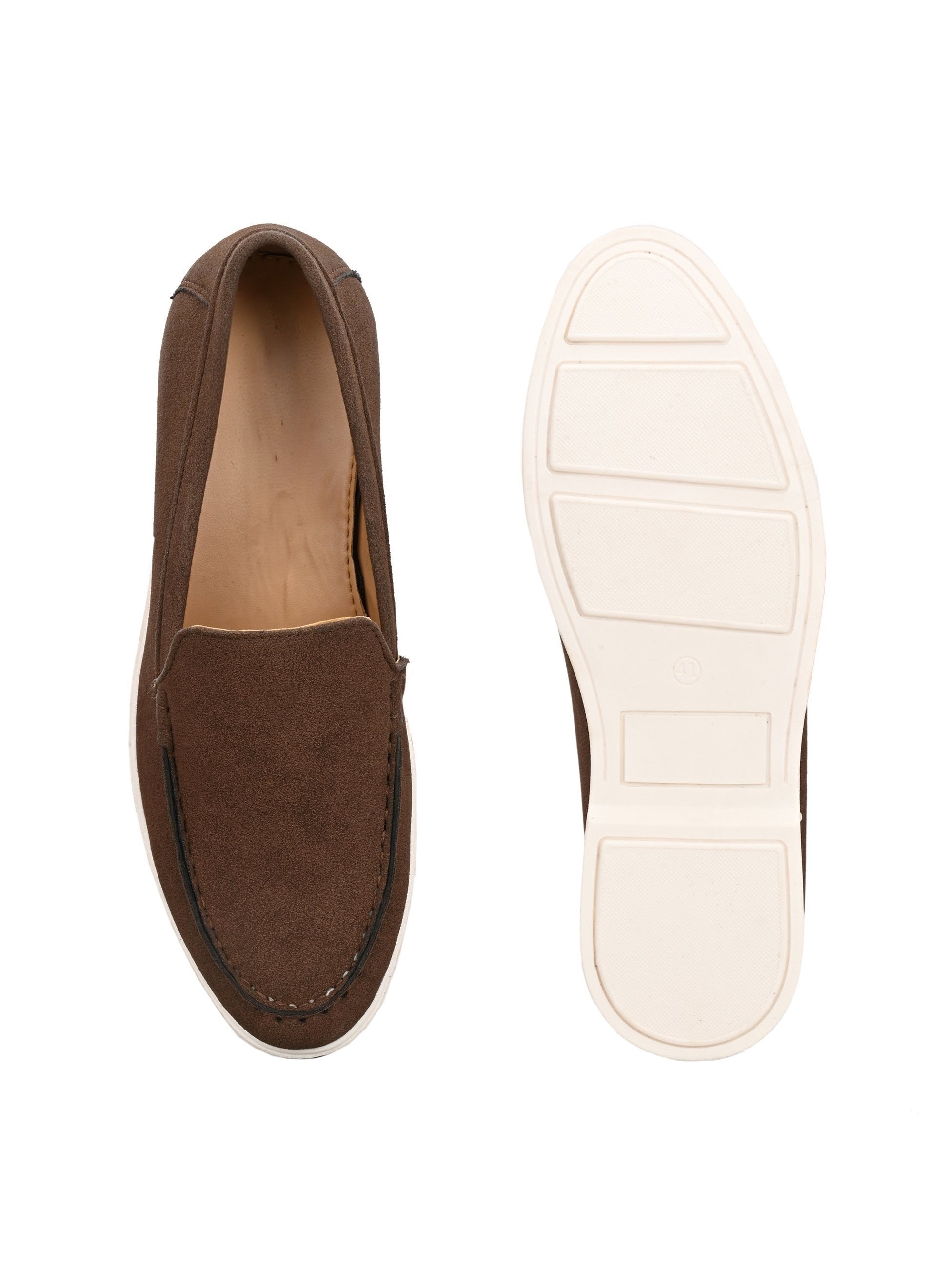 Qismat Luxe Signature Suede Loafers for Men