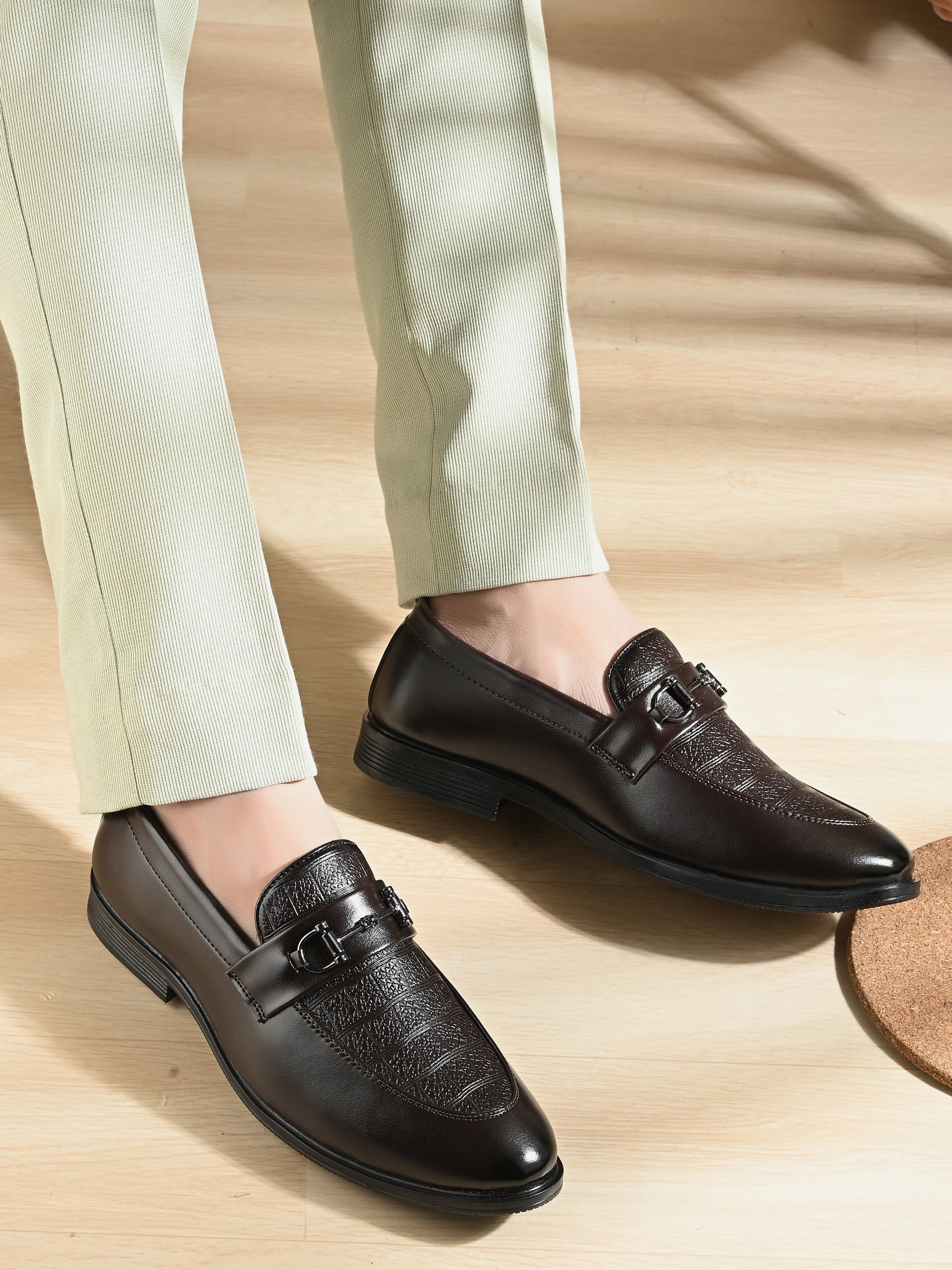 Qismat Stylish Men’s Black Formal Shoes Black