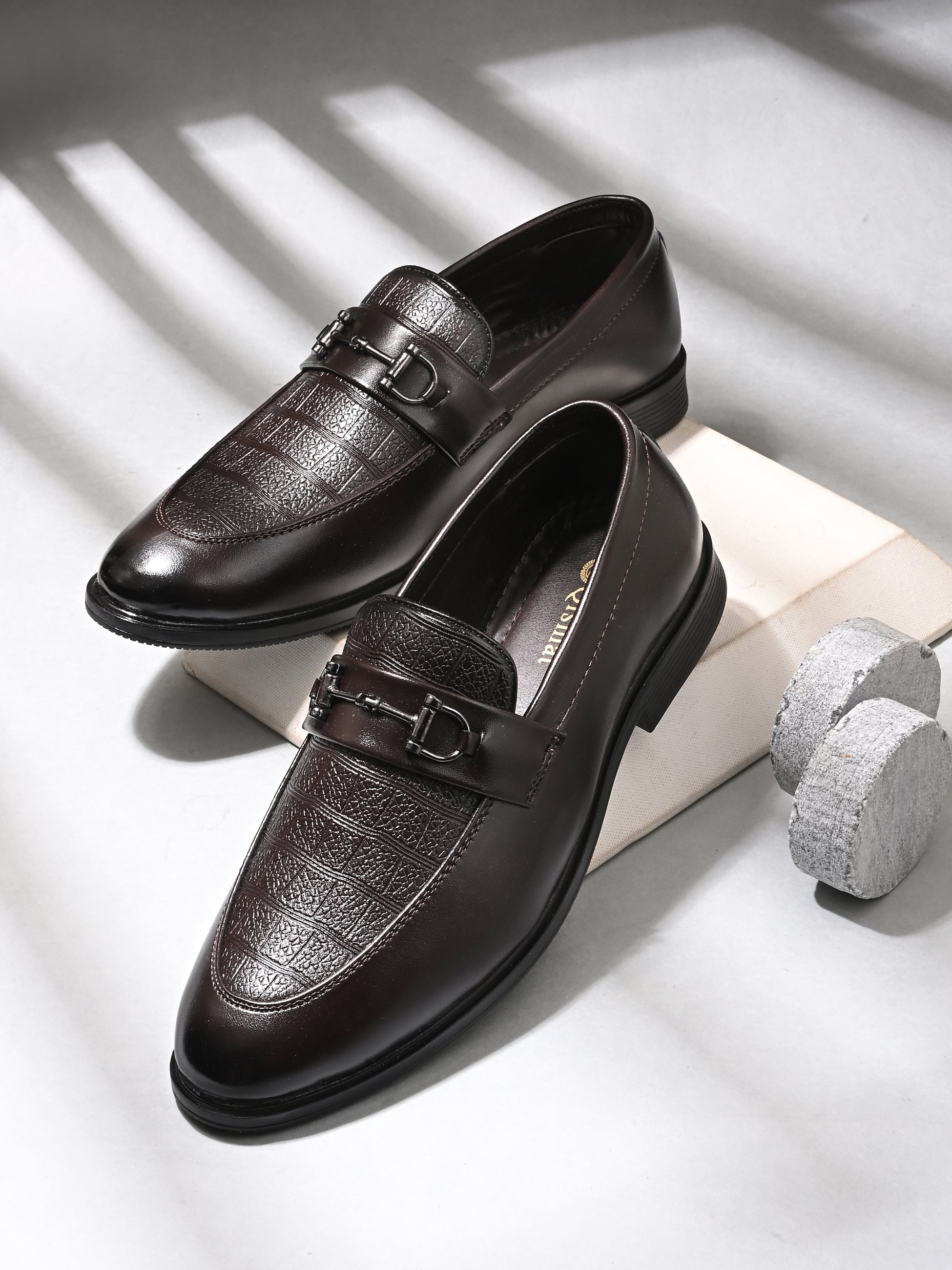 Qismat Stylish Men’s Black Formal Shoes Black