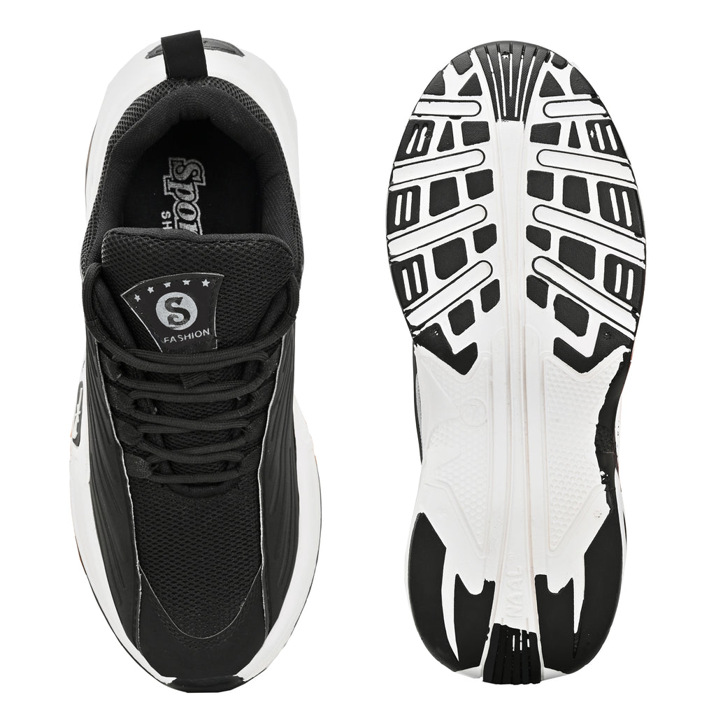 Trendy Men’s Sneakers in Black