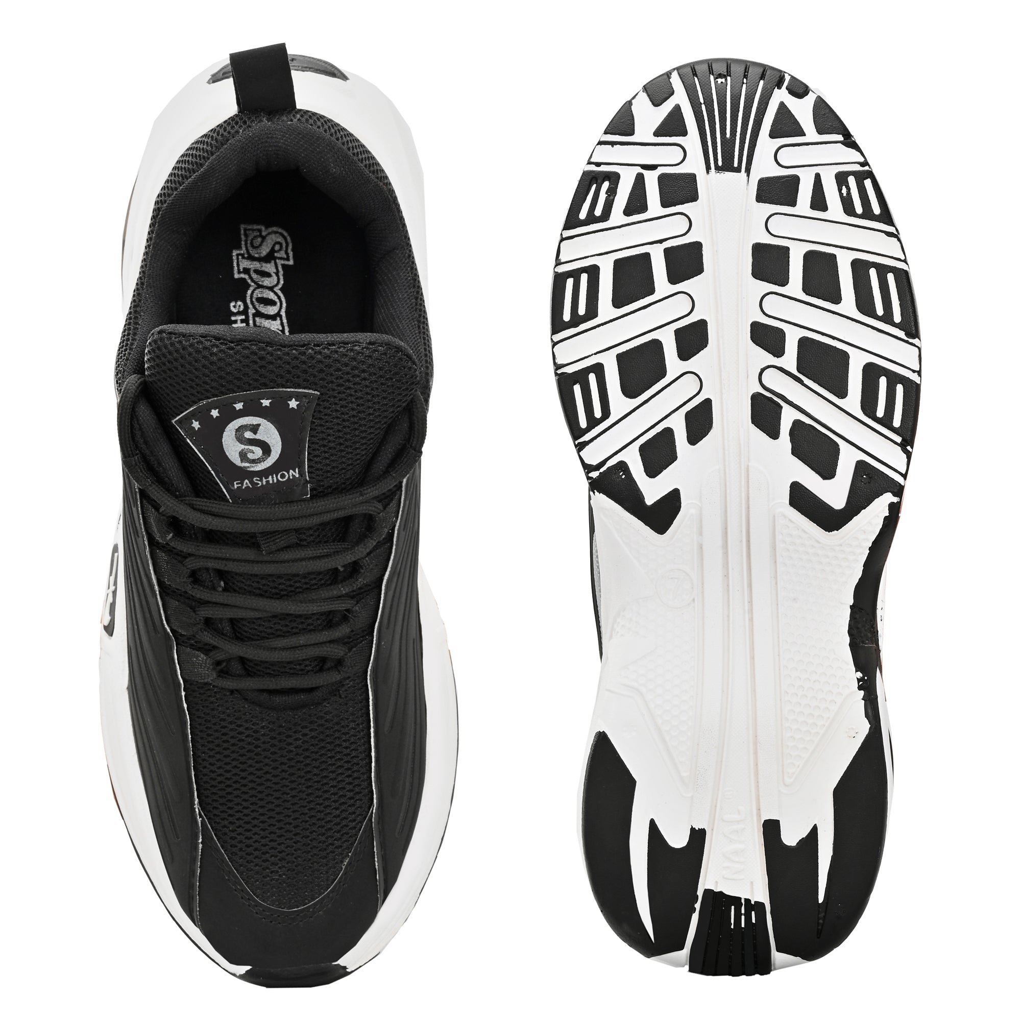 Trendy Men’s Sneakers in Black