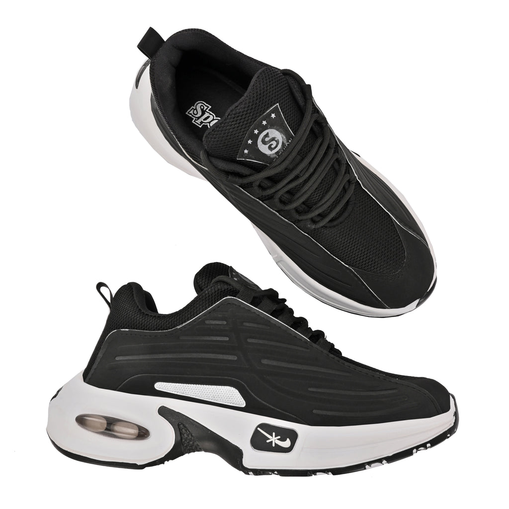 Trendy Men’s Sneakers in Black