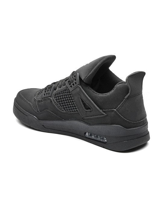 Qismat All Black Designer Sneakers for Men