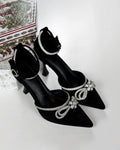 Luxury Black Stiletto Heels