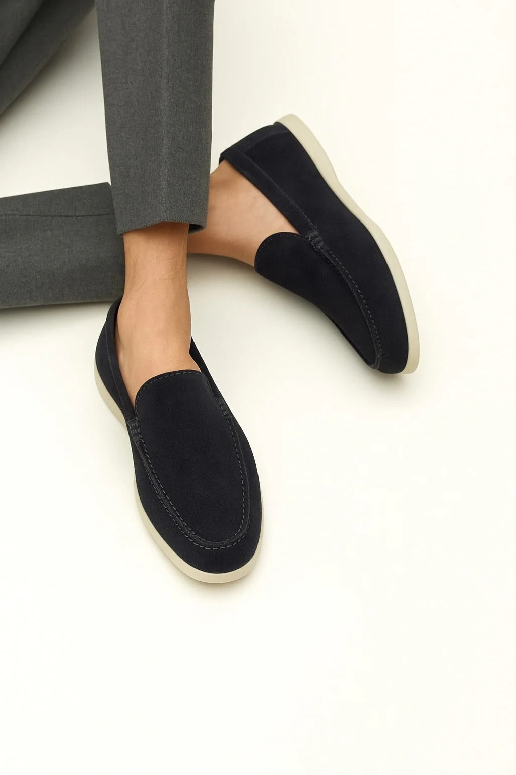 Summer Knit Walk Loafers with TPR Soul