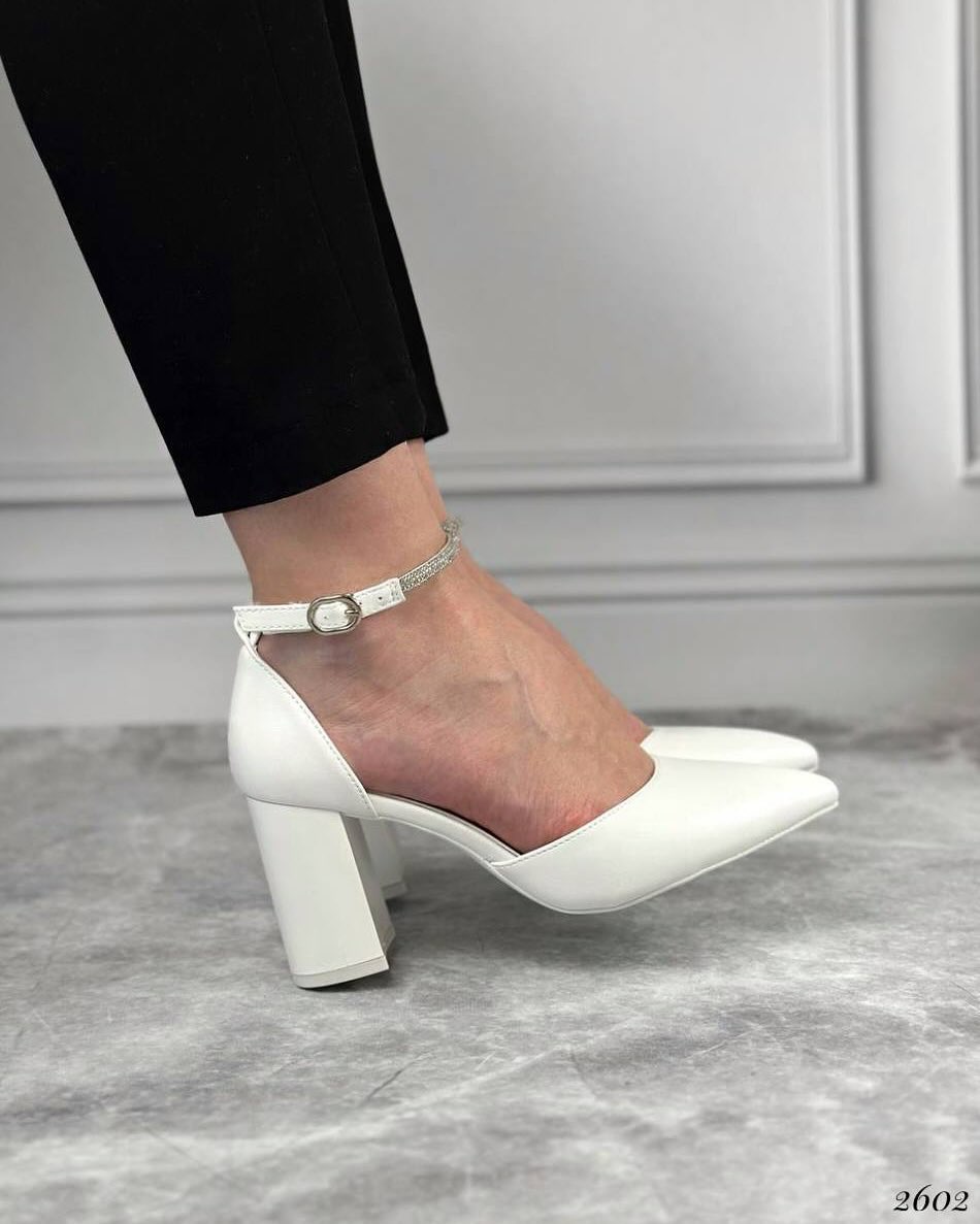 Pearl White Luxury Stiletto Heels for Women